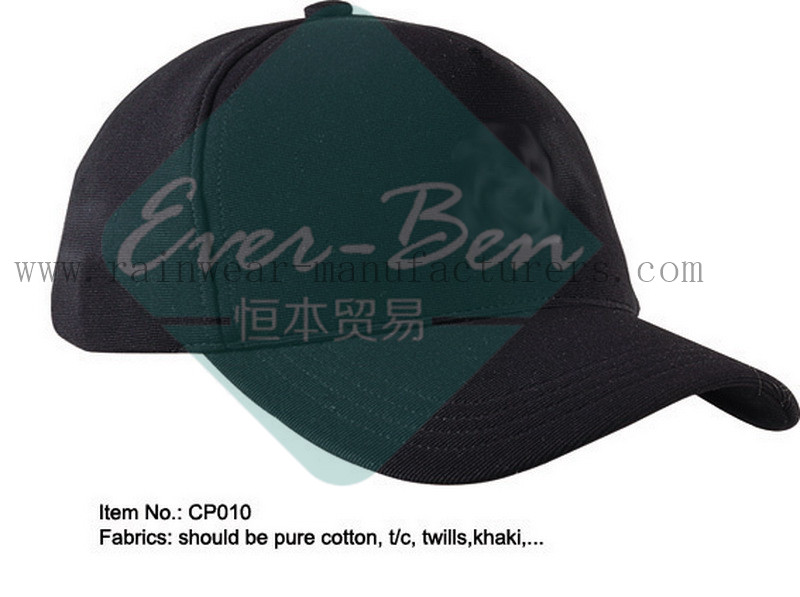 010 Bulk black baseball hat wholesale plain black baseball cap.jpg